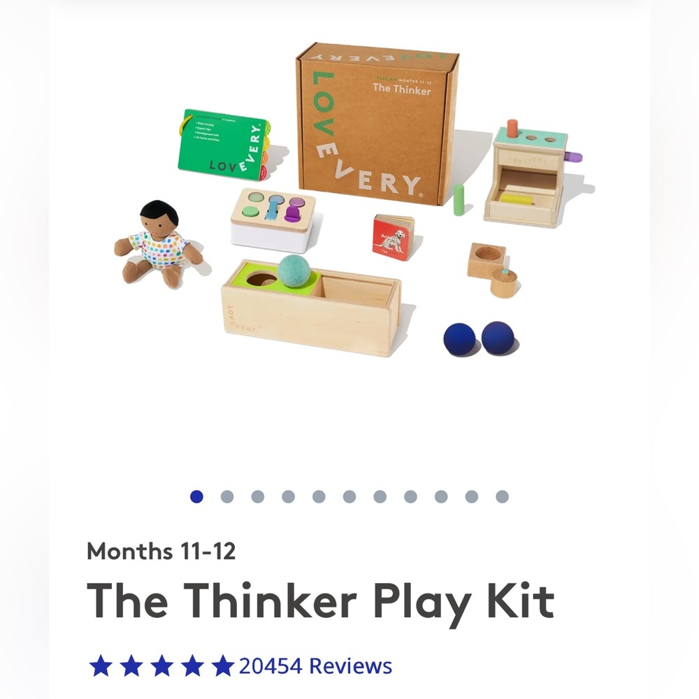 LOVEVERY - The Thinker Play Kit - Months 11-12